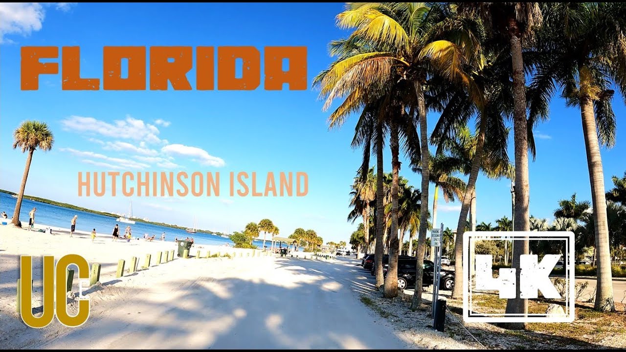 [4K] Driving Tour at Florida, Scenic Drive, Hutchinson Island.