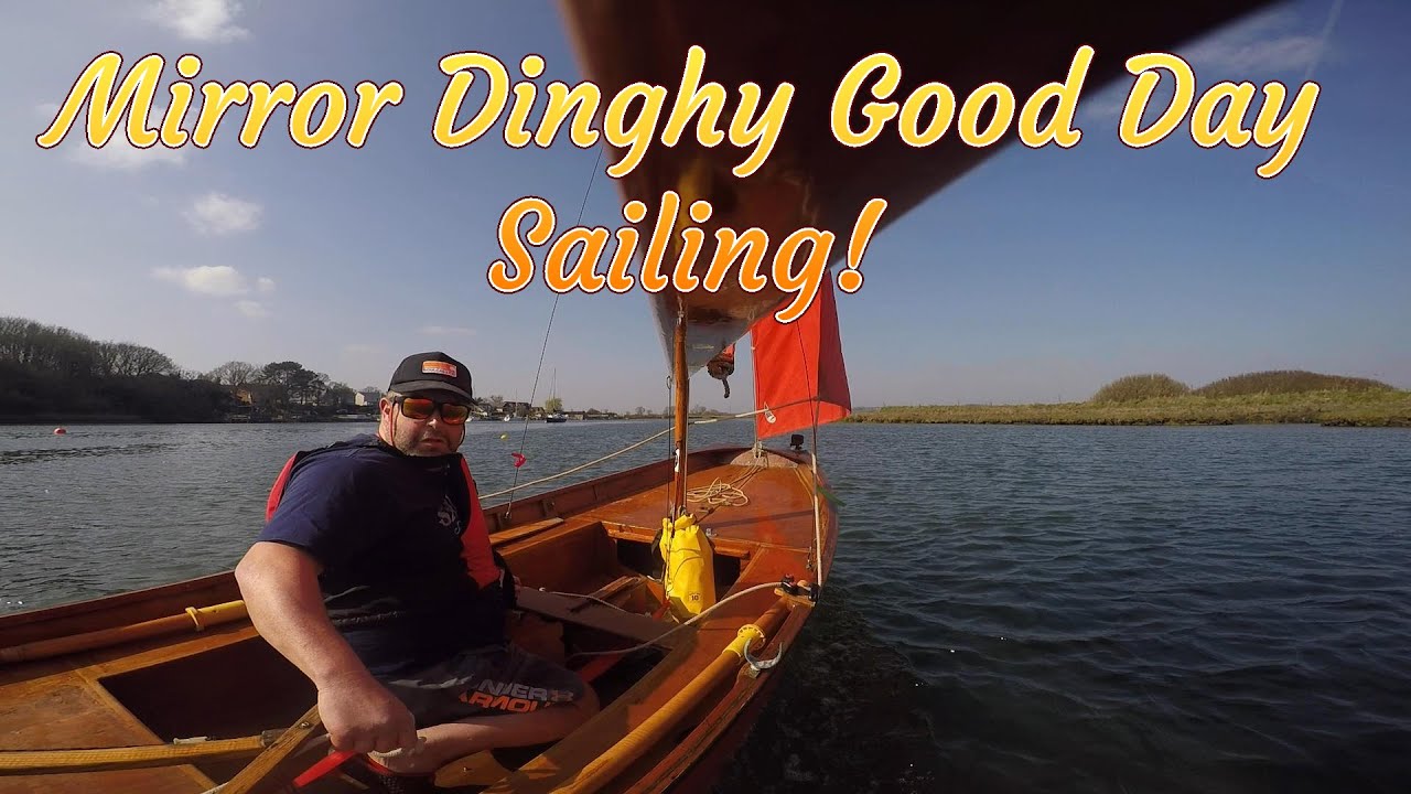 Mirror dinghy sailing good day