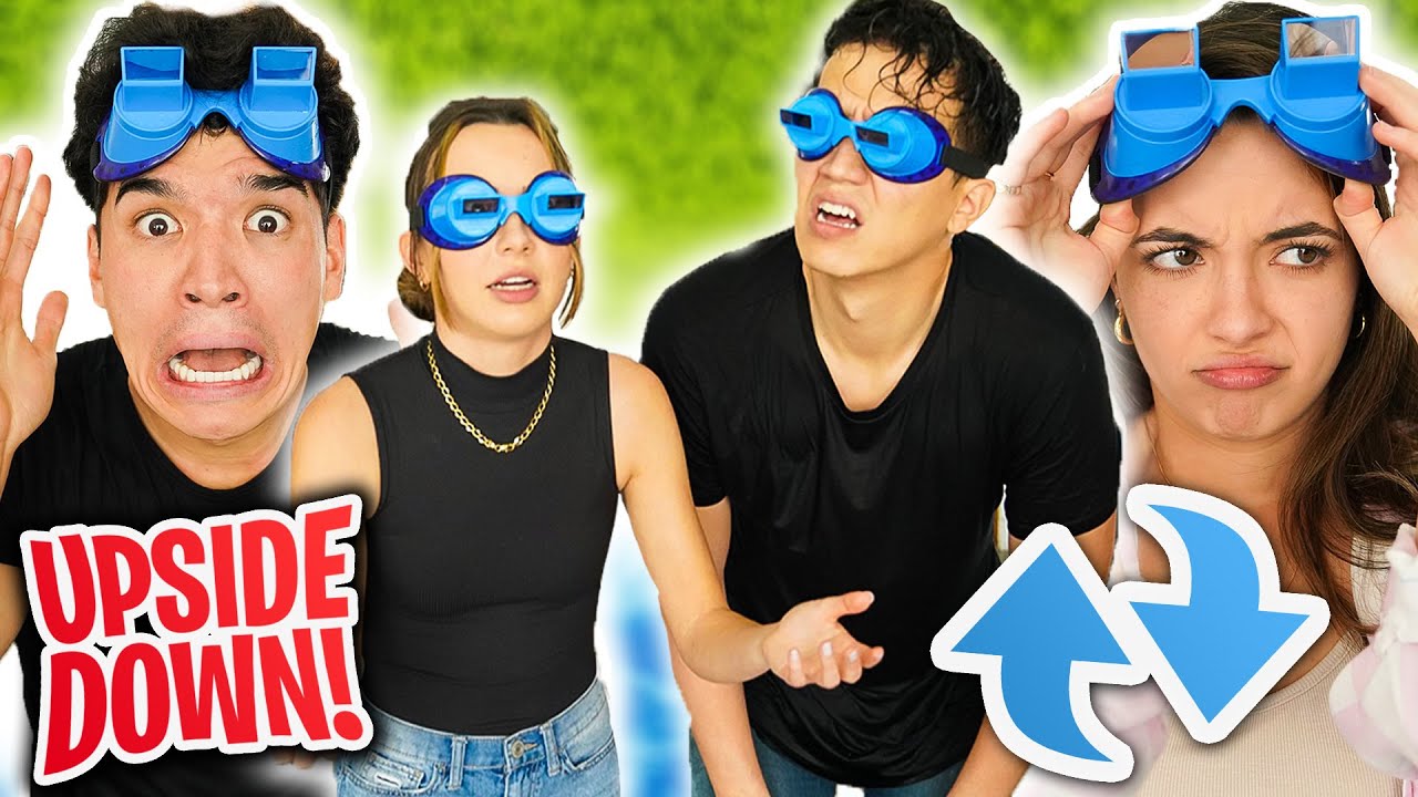 UPSIDE DOWN GLASSES CHALLENGE!