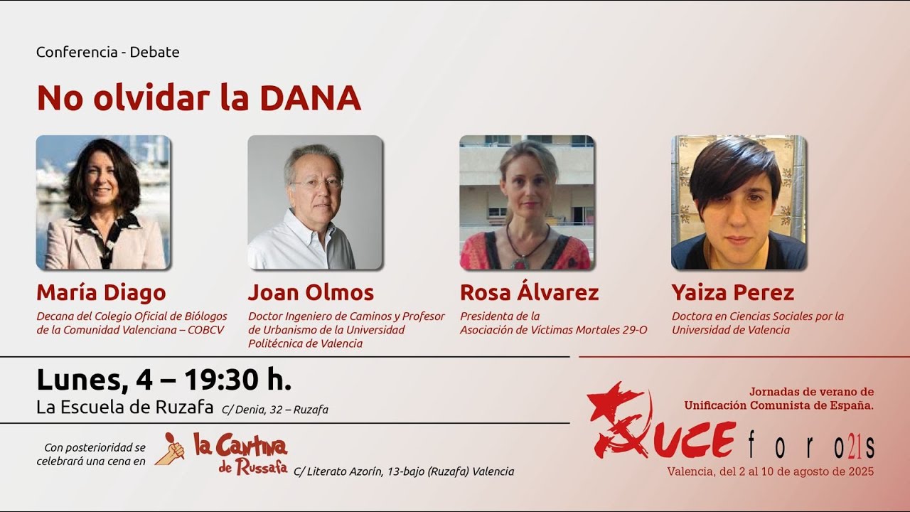 No olvidar la Dana