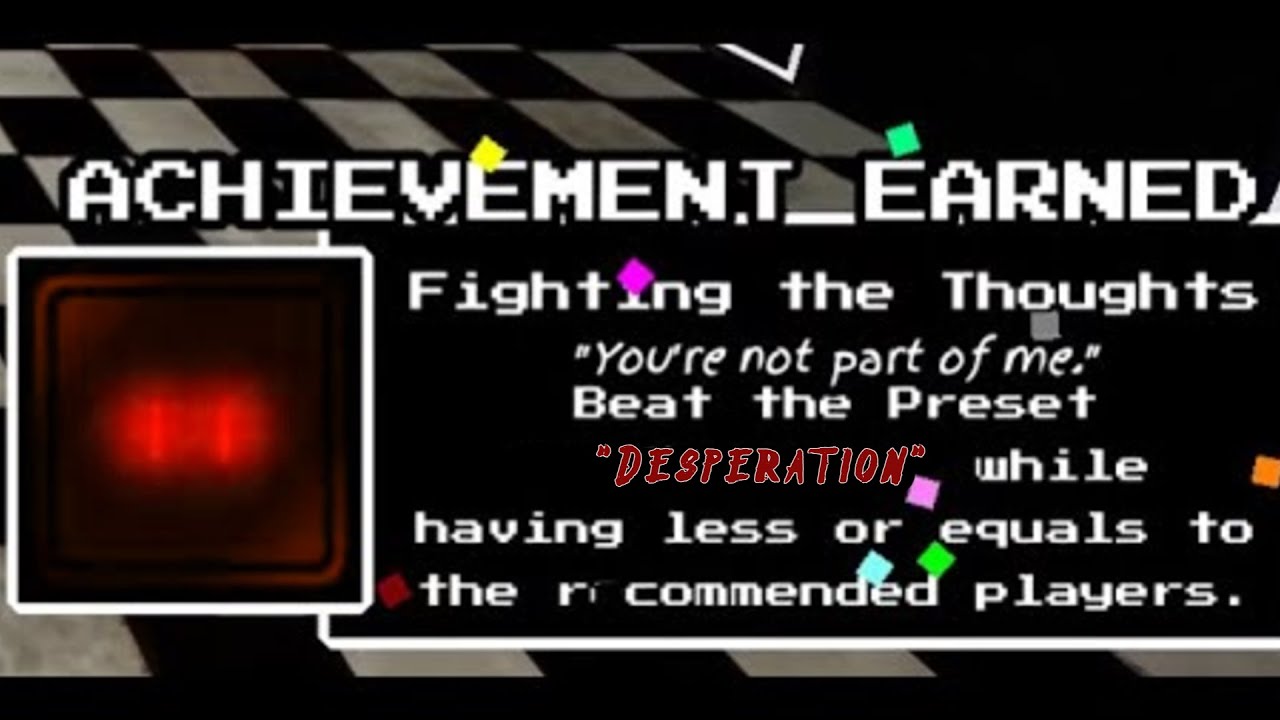Desperation Completed | Roblox One More Night