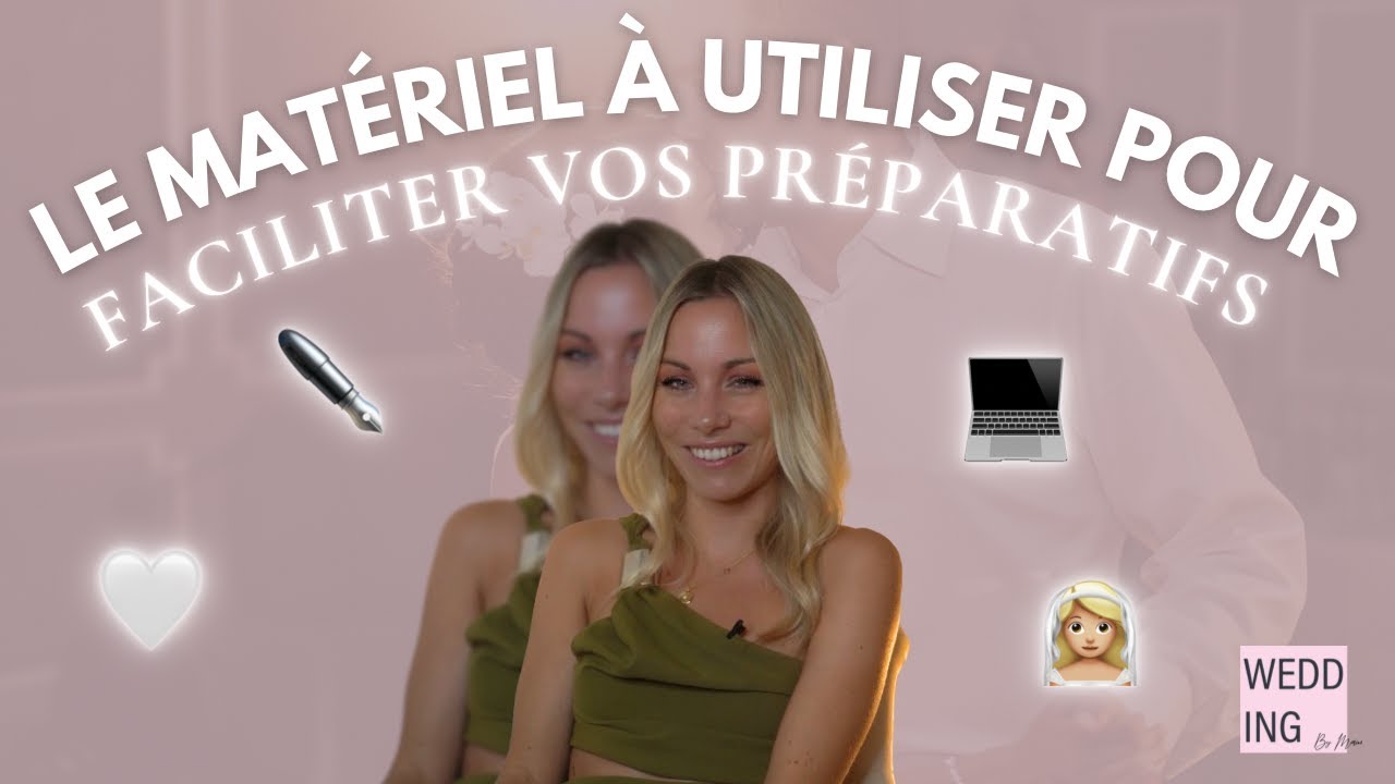 Le matériel & logiciels indispensables à l'organisation de votre mariage 💖