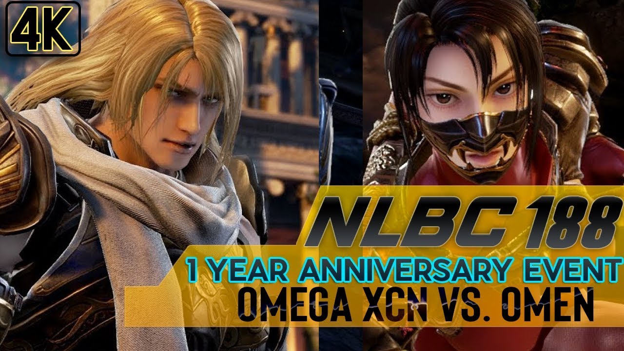 Soulcalibur 6 - Omega XCN (Siegfried) vs. Omen (Taki) @NLBC 188   [4K/60FPS]