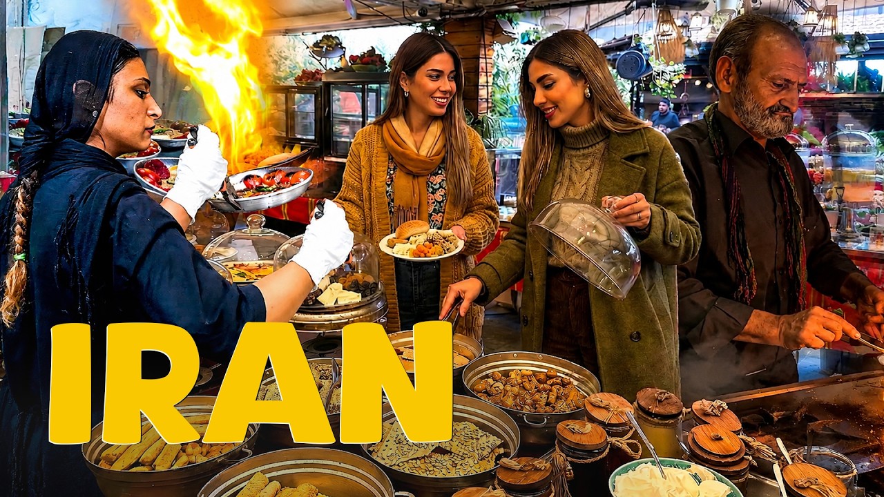 Inside REAL IRAN 🇮🇷 Hidden Caf&eacute;s, Street Food & Beautiful Tehran Nights