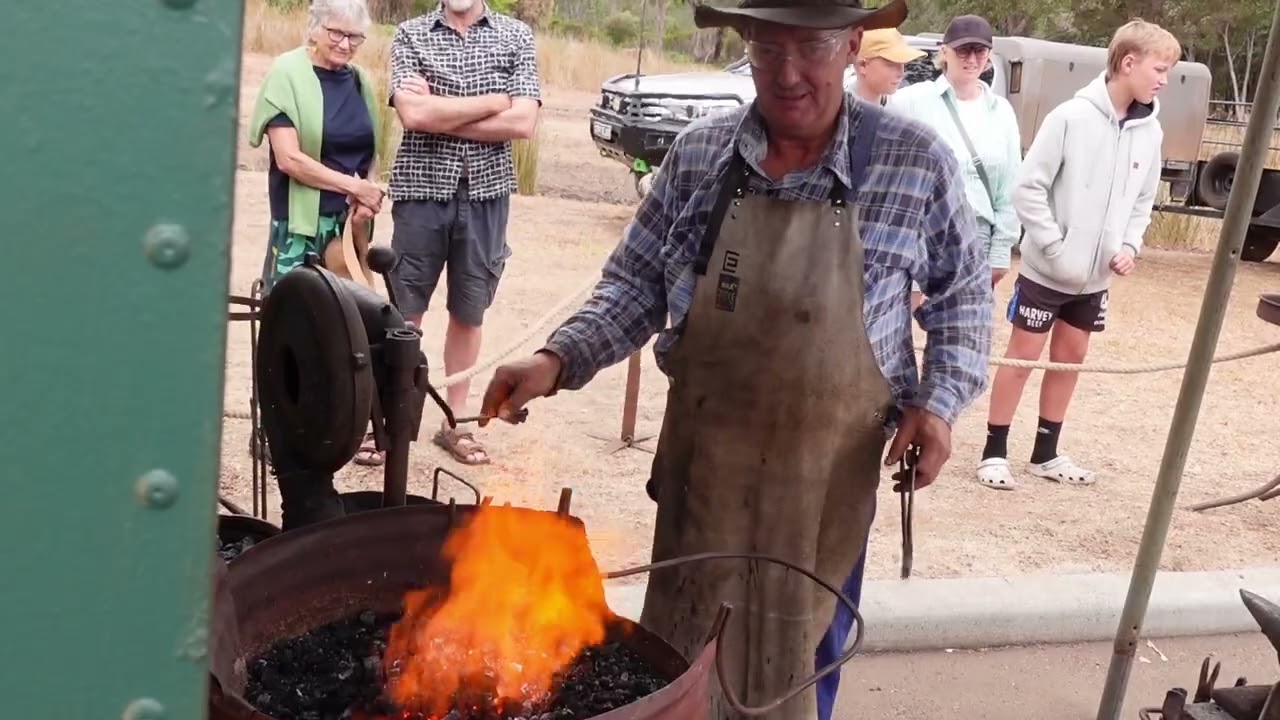 Blacksmith at Northcliffe's 100th