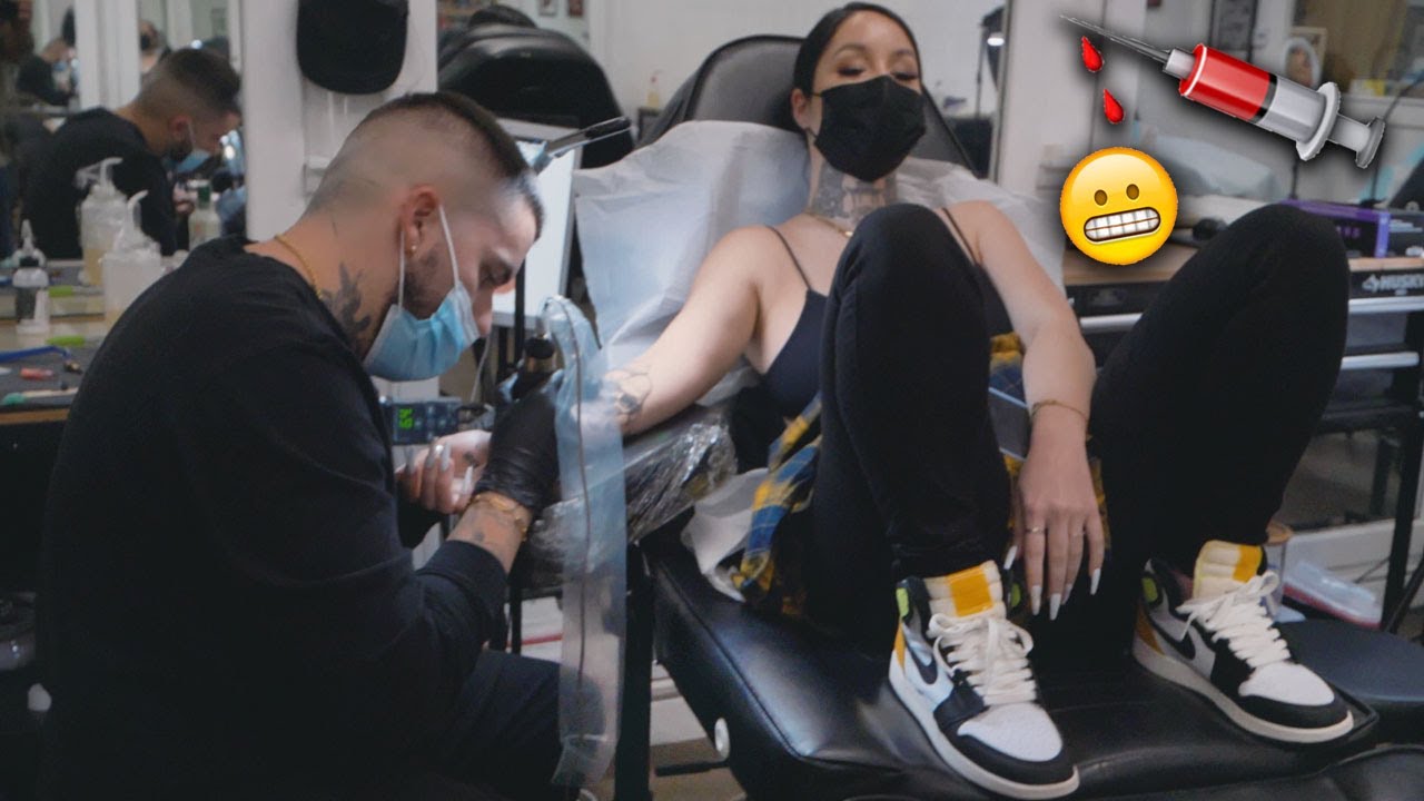 my dragon tattoo from SPAIN!!!! 🐉🔥 + sk8 vlog! 🛹