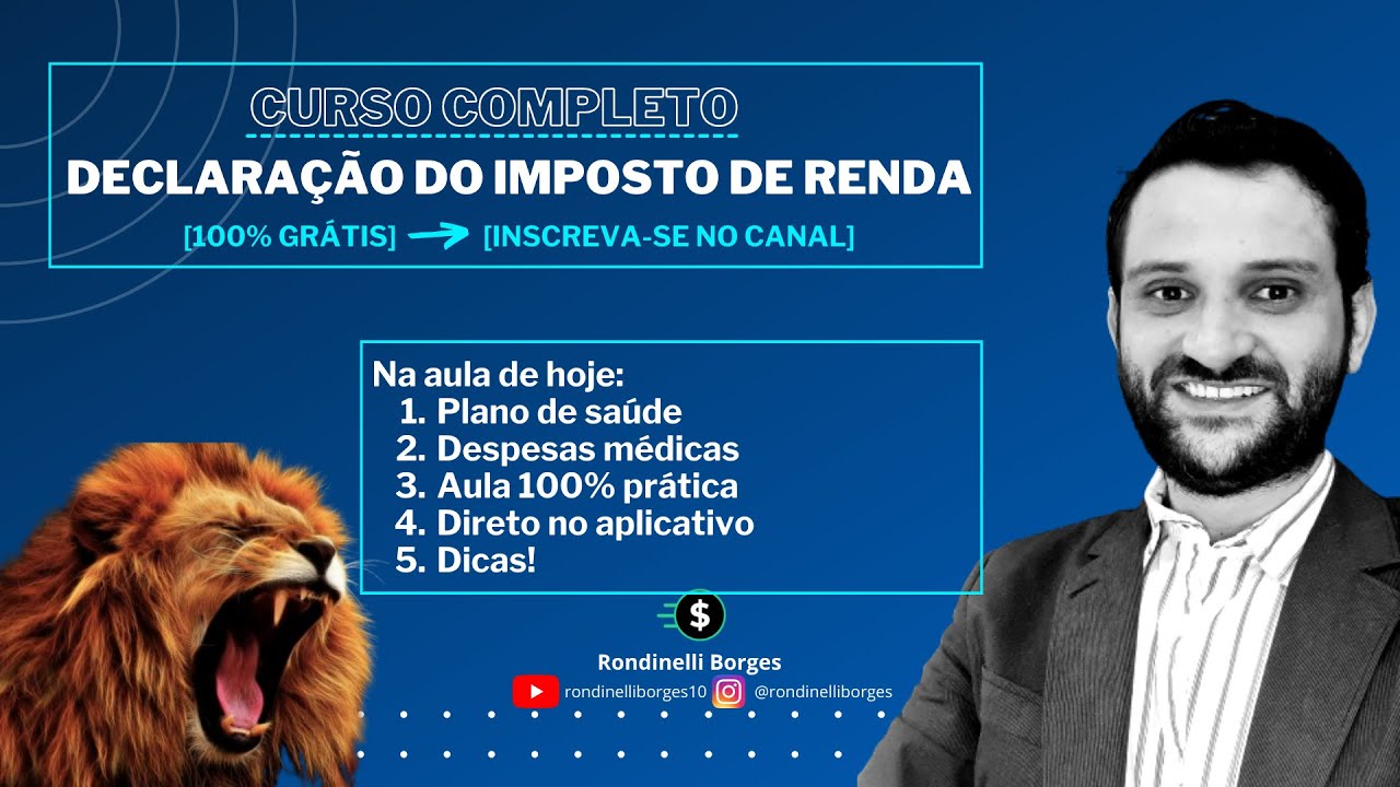 23. Como declarar PLANO DE SAÚDE e DESPESAS MÉDICAS no Imposto de Renda?