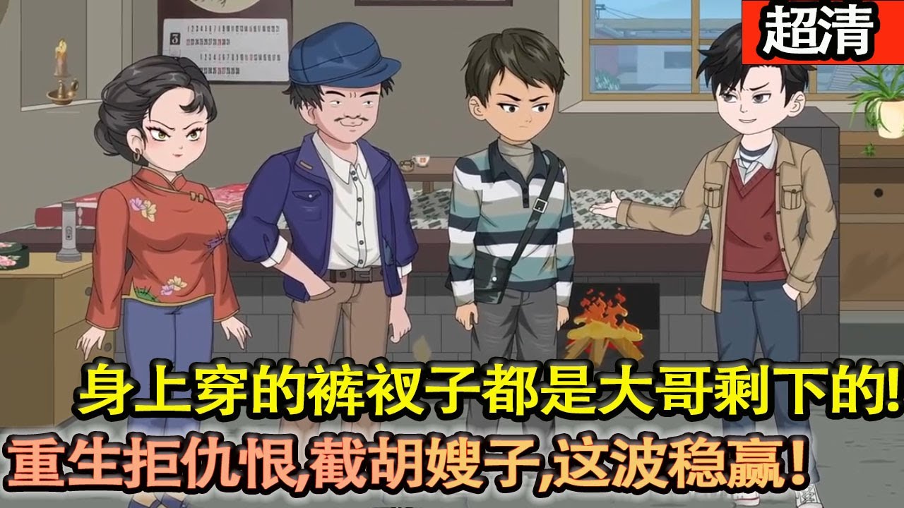 沙雕動畫【父母偏心，連身上穿的褲衩子都是大哥剩下的，還陷害我，最後悲慘一生！重生拒仇恨，截鬍嫂子，得知妻子心動的是自己，這波緣分穩贏！】#乖仔动画