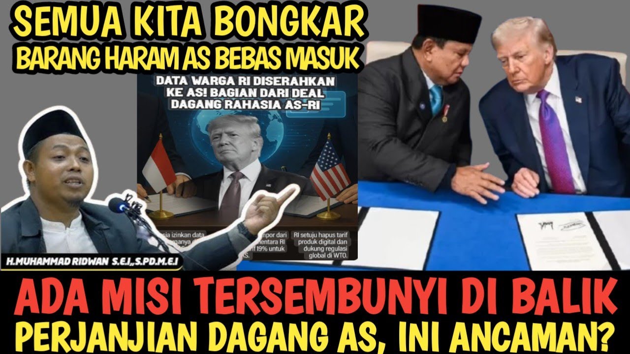 BARANG HARAM AS MASUK BEBAS KE INDONESIA INI ANCAMAN BESAR UNTUK UMAT ISLAM 