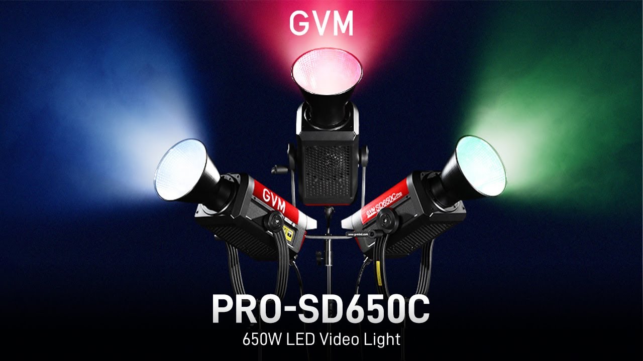 New Product Launch: The Swiss Army Knife of LED Lighting &mdash; GVM SD650C PRO