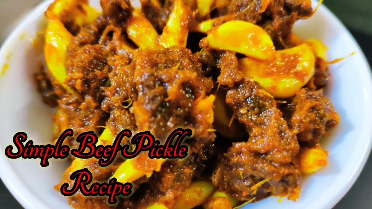 Beef Pickle |Video #90| Making of Beef Pickle|Beef Achar|Kerala Beef Pickle| How to make Beef Pickle