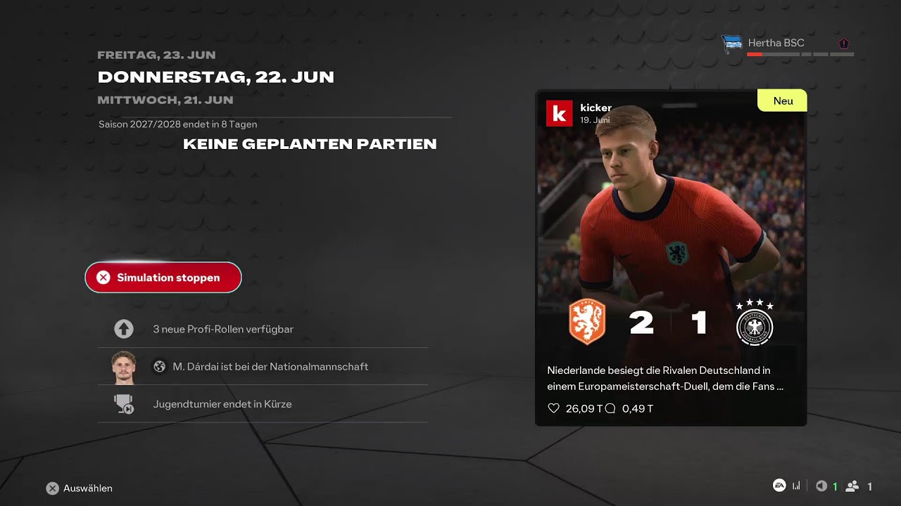 Hertha BSC Karriere Folge 2