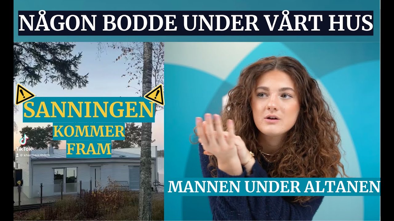 AVSLÖJAR vem som bodde under altanen!!!