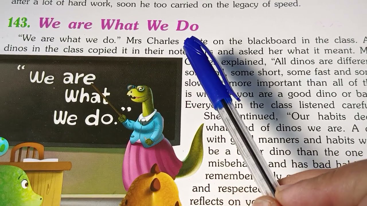 We Are What We Do - Reading English Stories For Kids - Reading Is Fun 