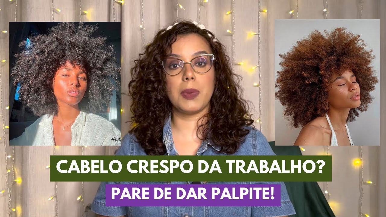 NÃO ROMANTIZAR O CABELO CRESPO? - Tamires Maia