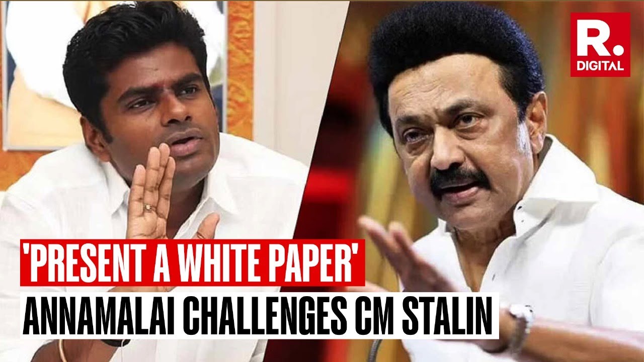 BJP’s Annamalai Challenges CM Stalin Over Funds Received By Tamil Nadu In Last 9 Years