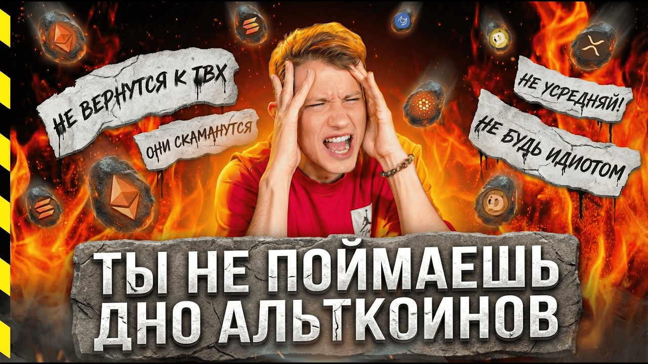 🔴 ТЫ НЕ ПОЙМАЕШЬ ДНО АЛЬТКОИНОВ! ЭТИ АЛЬТКОИНЫ НИКОГДА НЕ ВЕРНУТСЯ К ТОЧКА ВХОДА