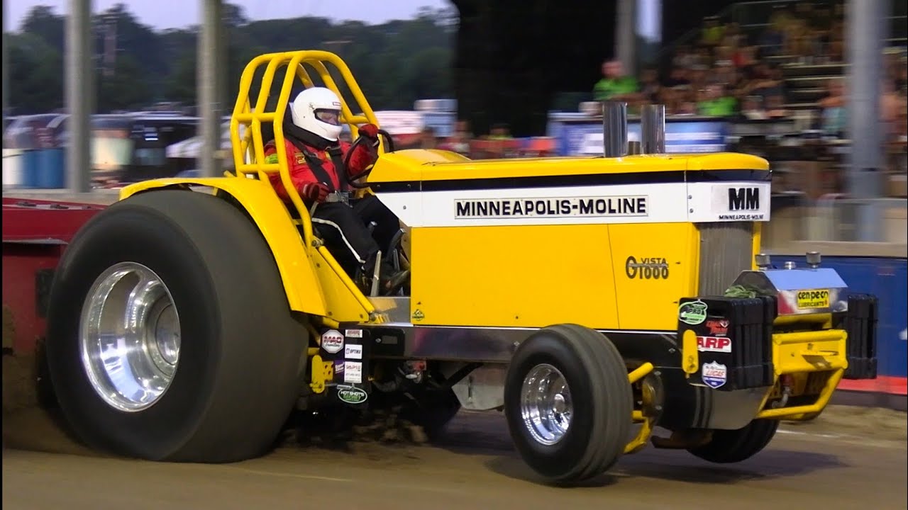 Tractor Pulling 2025 - Pro Pulling League Unlimited Super Stock Tractors pulling in Goshen, IN!
