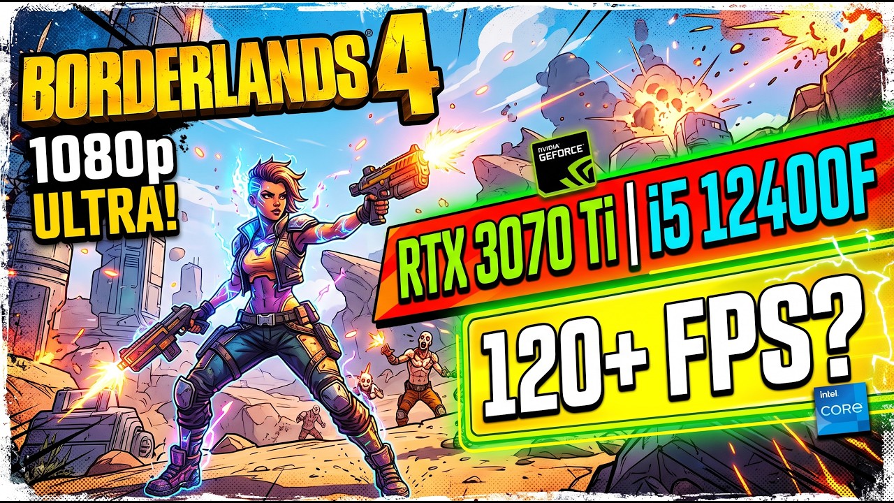 Borderlands 4 Benchmark | RTX 3070 Ti + i5 12400F | 1080p Performance
