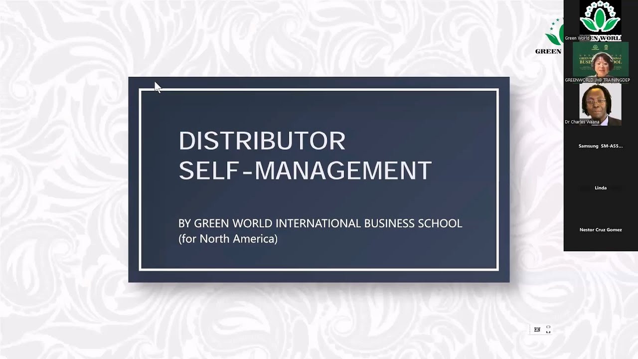 20260110-Distributor Self Management-Green World North America Training