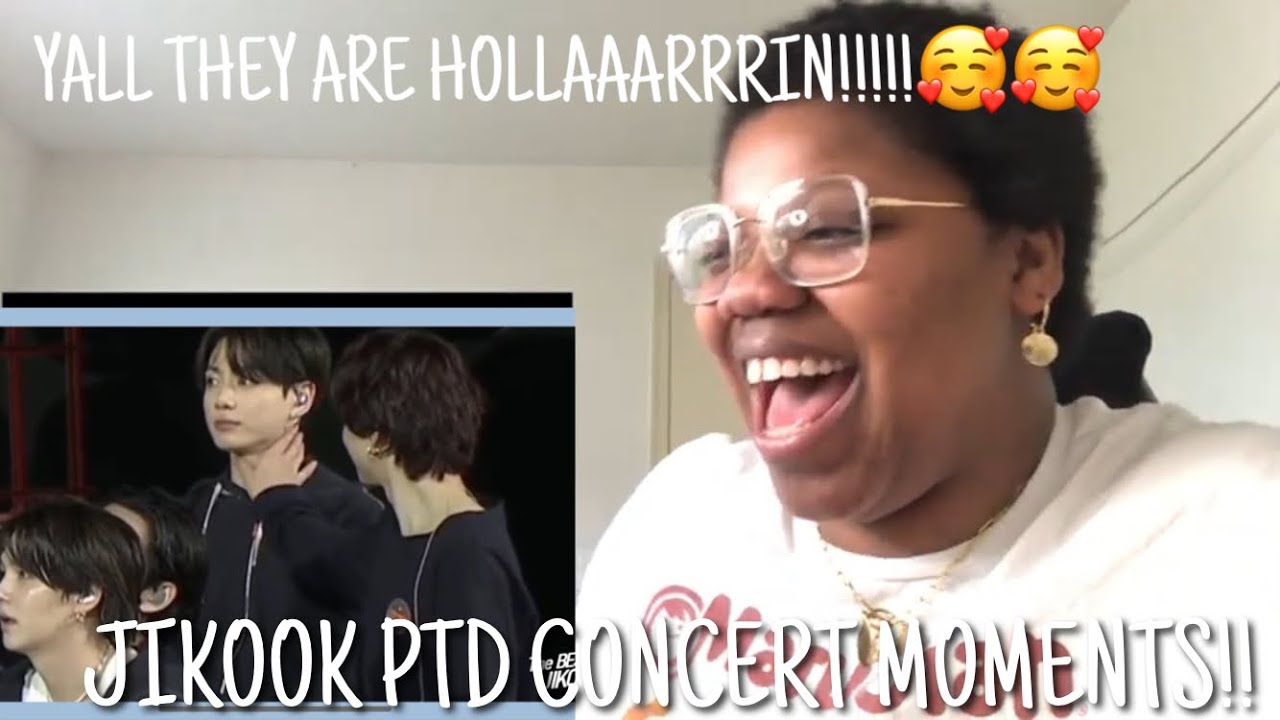 JIKOOK PTD CONCERT MOMENTS REACTION! They are so cute!!!