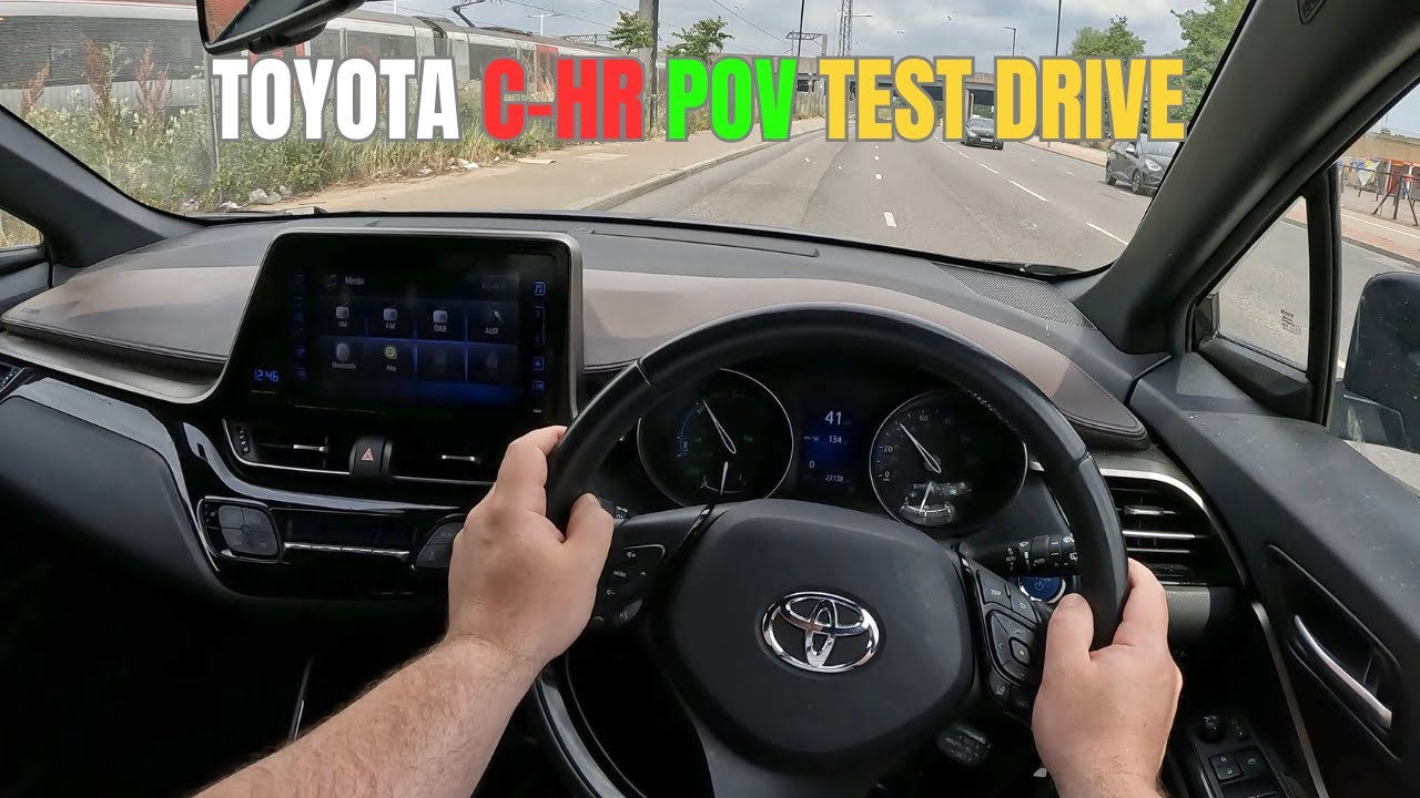 2018 Toyota C-HR Hybrid POV Test Drive | HACKNEY - LONDON