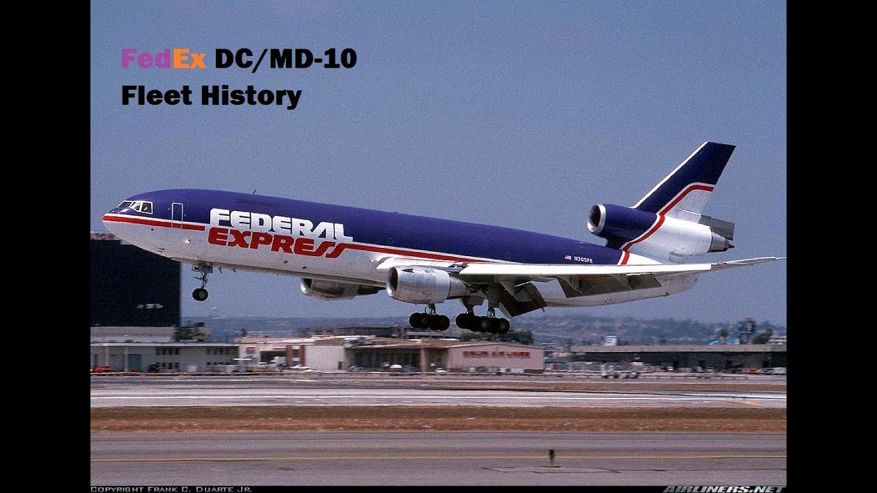 FedEx DC-10 Fleet History (1980-Present)