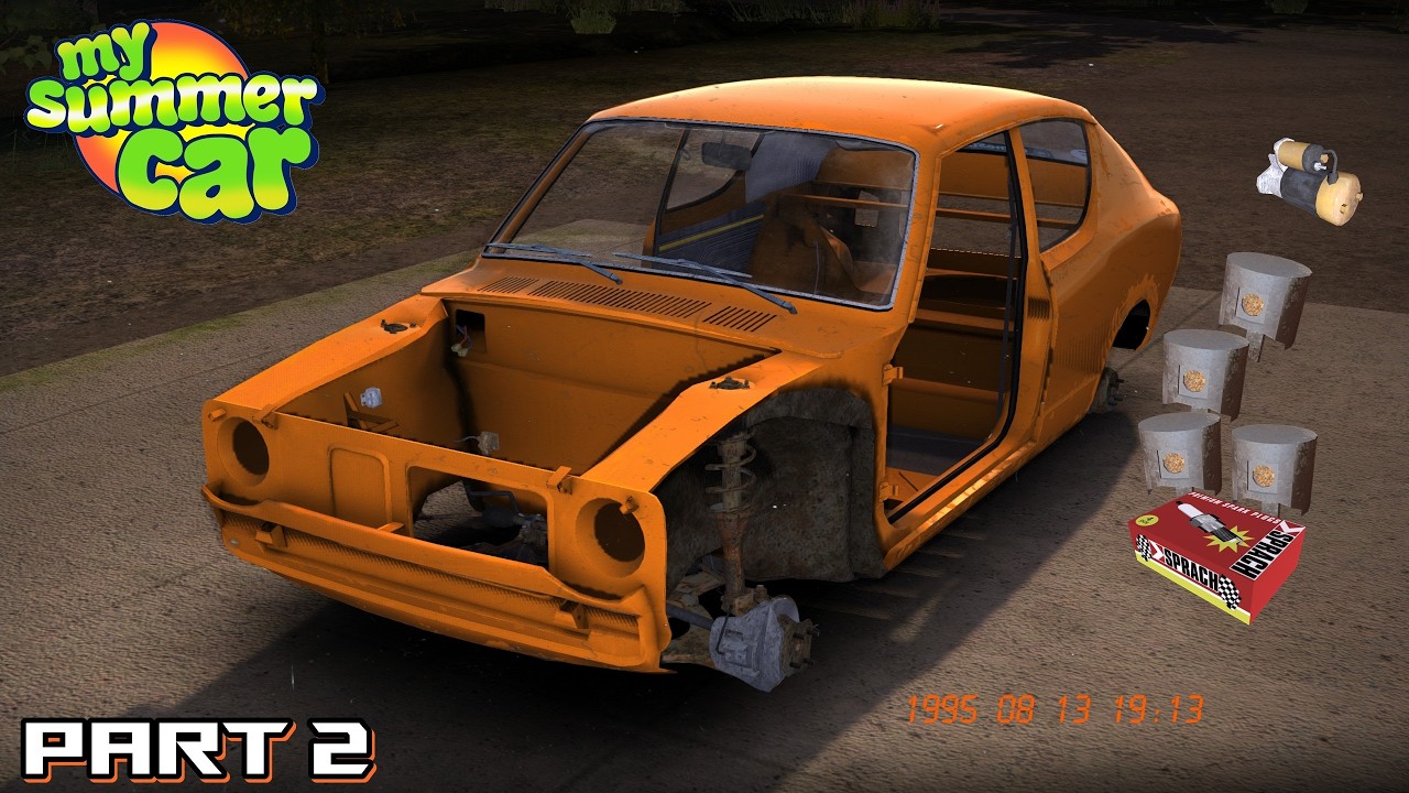 Building Engine, Subframe, Brakes, and Suspension / My Summer Car S2 Part 2