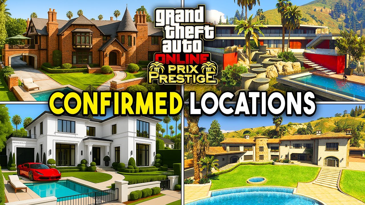 ALL CONFIRMED Mansions Locations in GTA 5 Online! (Upcoming Mansions DLC Update)