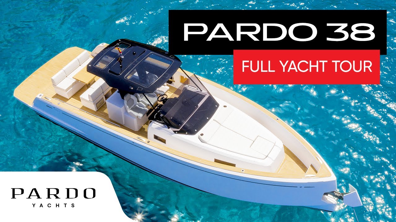 Pardo 38 | Потрясающий тур на роскошной яхте с профессиональным яхт-брокером на выставке яхт в Дю...