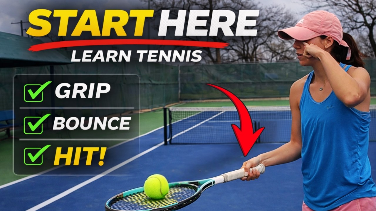 Tennis For Absolute Beginners (4 Drills to Learn Feel)