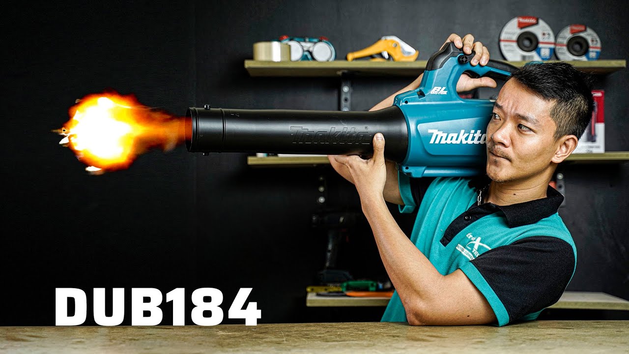Động Cơ Phản Lực Đội Lốt Máy Thổi Lá | Makita DUB184Z - Mạnh, Cao Cấp, Hữu Dụng Vô Cùng