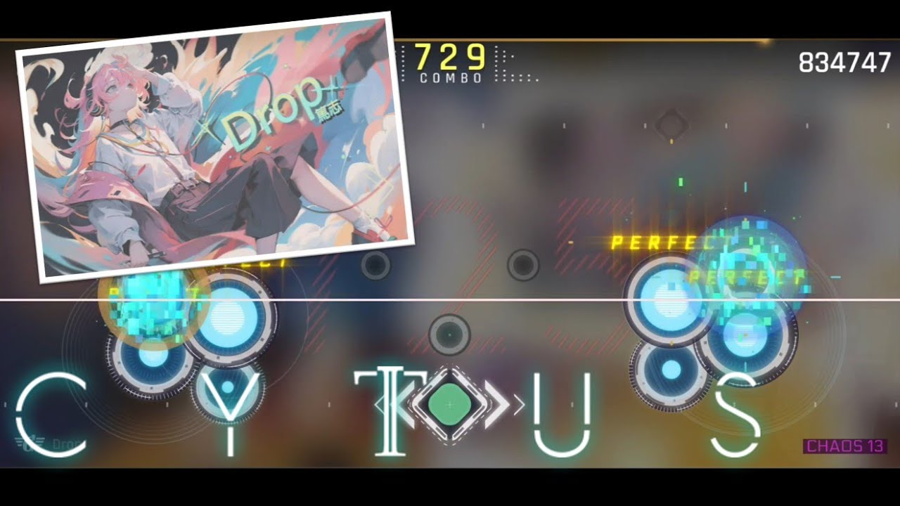 【Cytus II v5.0.3】Drop(CHAOS 13)Million Master!初見First try