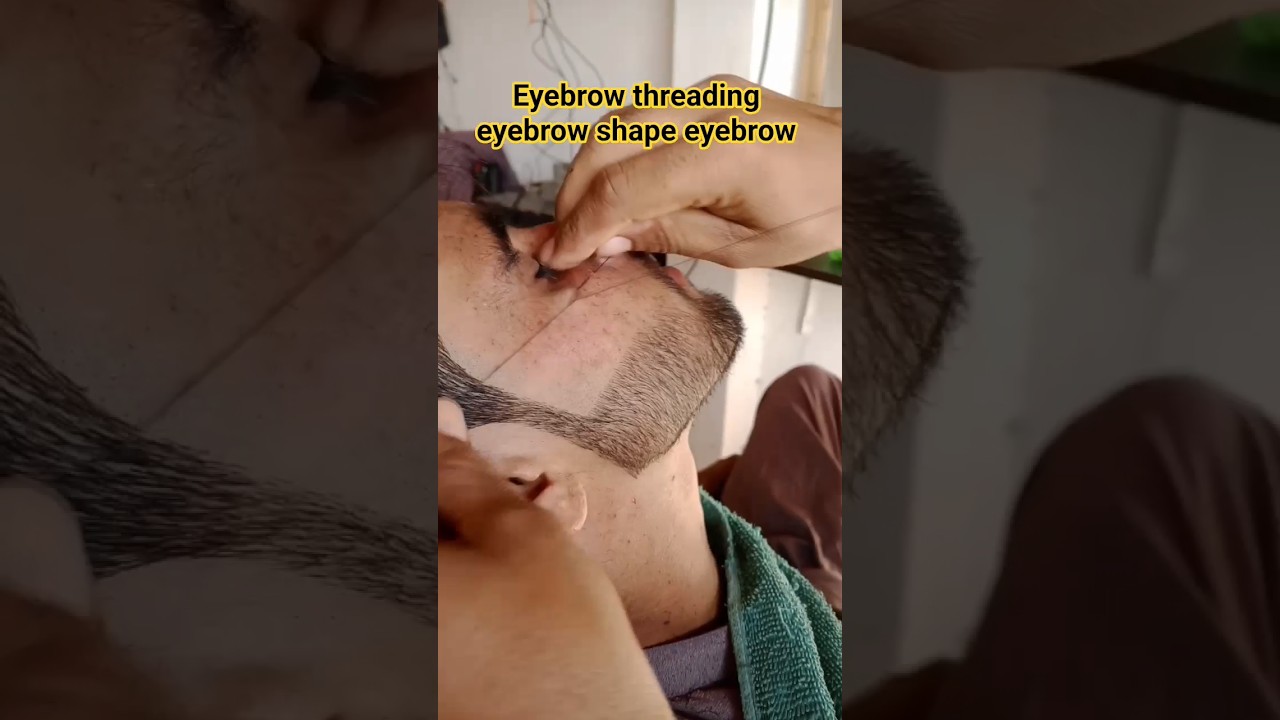 Eyebrow threading eyebrow shape eyebrow threading tutorial