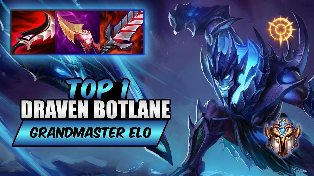 Wild Rift Draven top 1 adc - S13 rank game + build