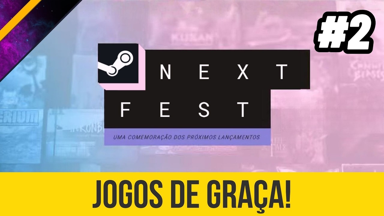 PARTE 2 - TESTANDO JOGOS GRÁTIS na STEAM NEXT FEST para encontrar FUTURAS PROMESSAS que vem por ai!!