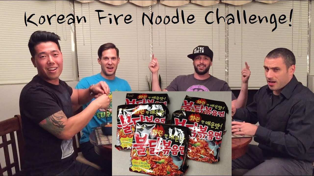 Korean Fire Noodle Challenge | 불닭볶음면