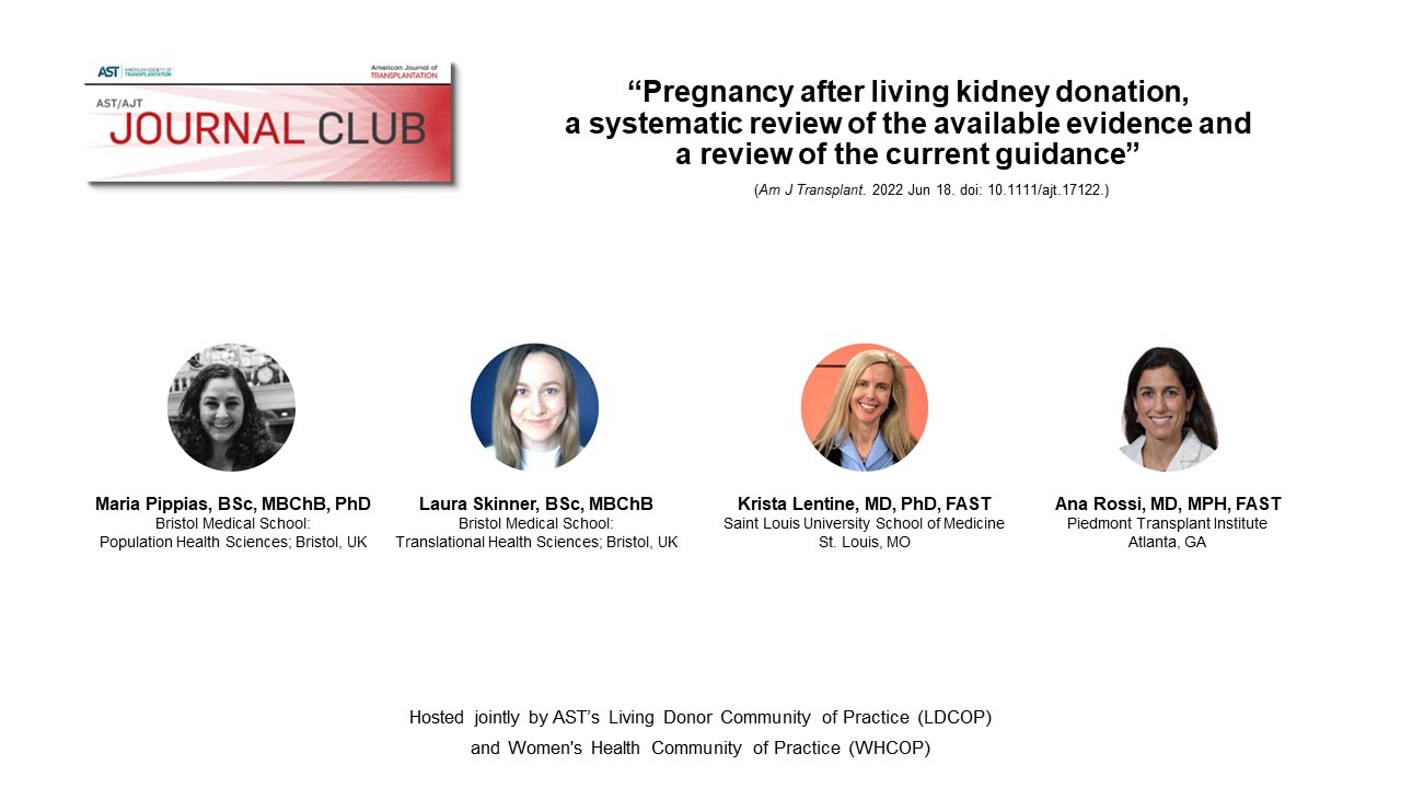 Pregnancy after living kidney donation, a review of the available evidence and current guidance