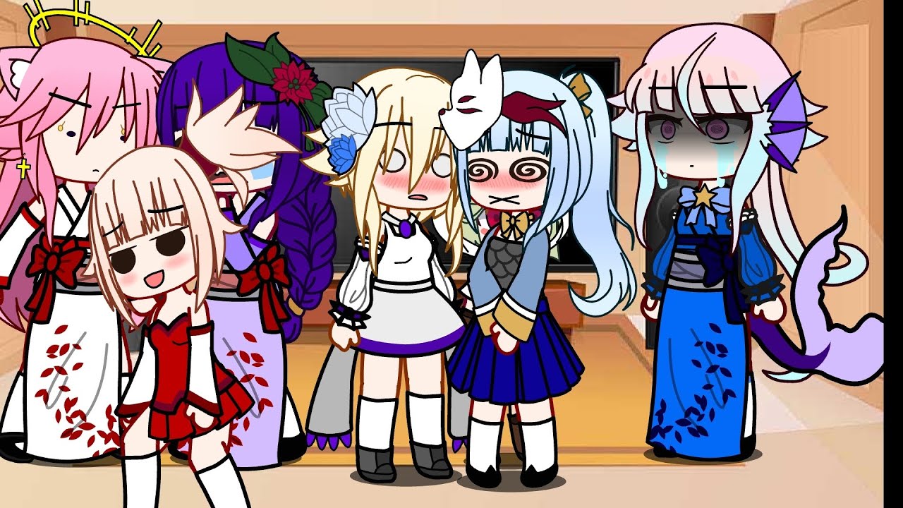 inazuma reacts to eachother |eimiko|ayaka x traveler|