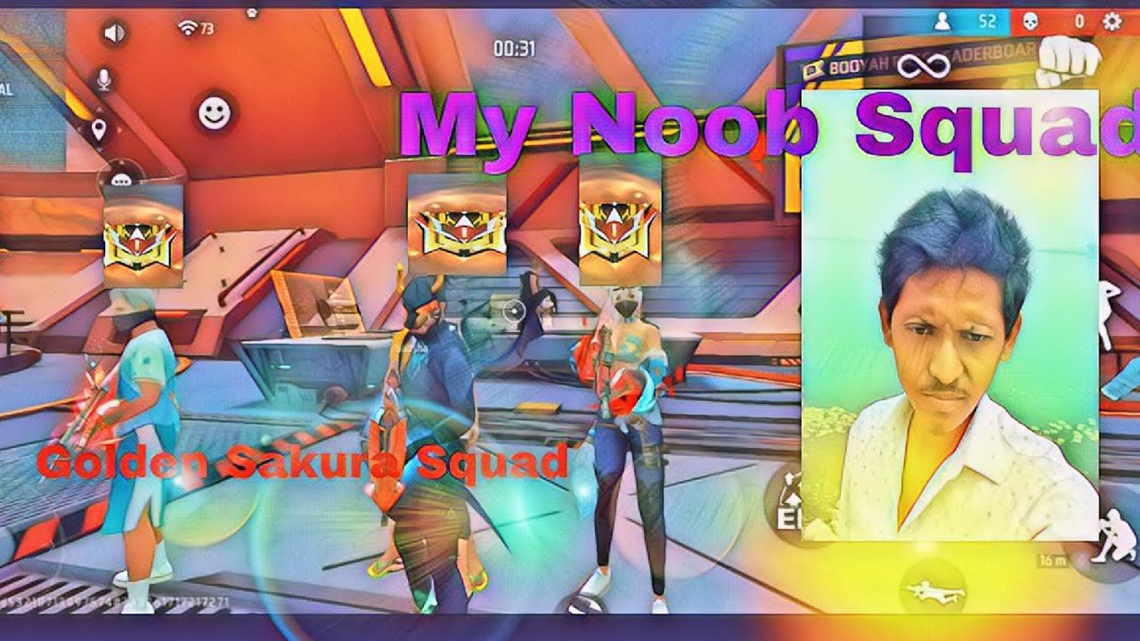 Grandmaster Golden Sakura Squad Mere Lobby Me First Time Aaya 😈😱 ll @Shambhutharu4464