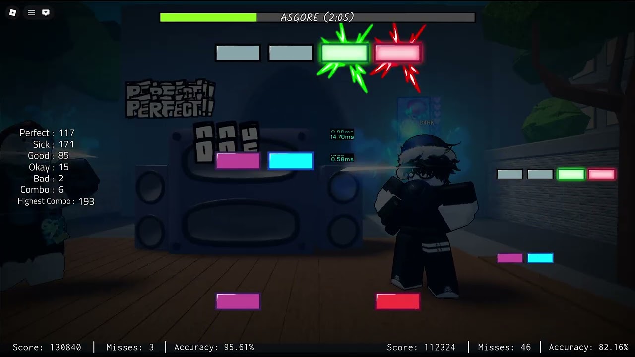 beating someone at asgore in bfnf:r