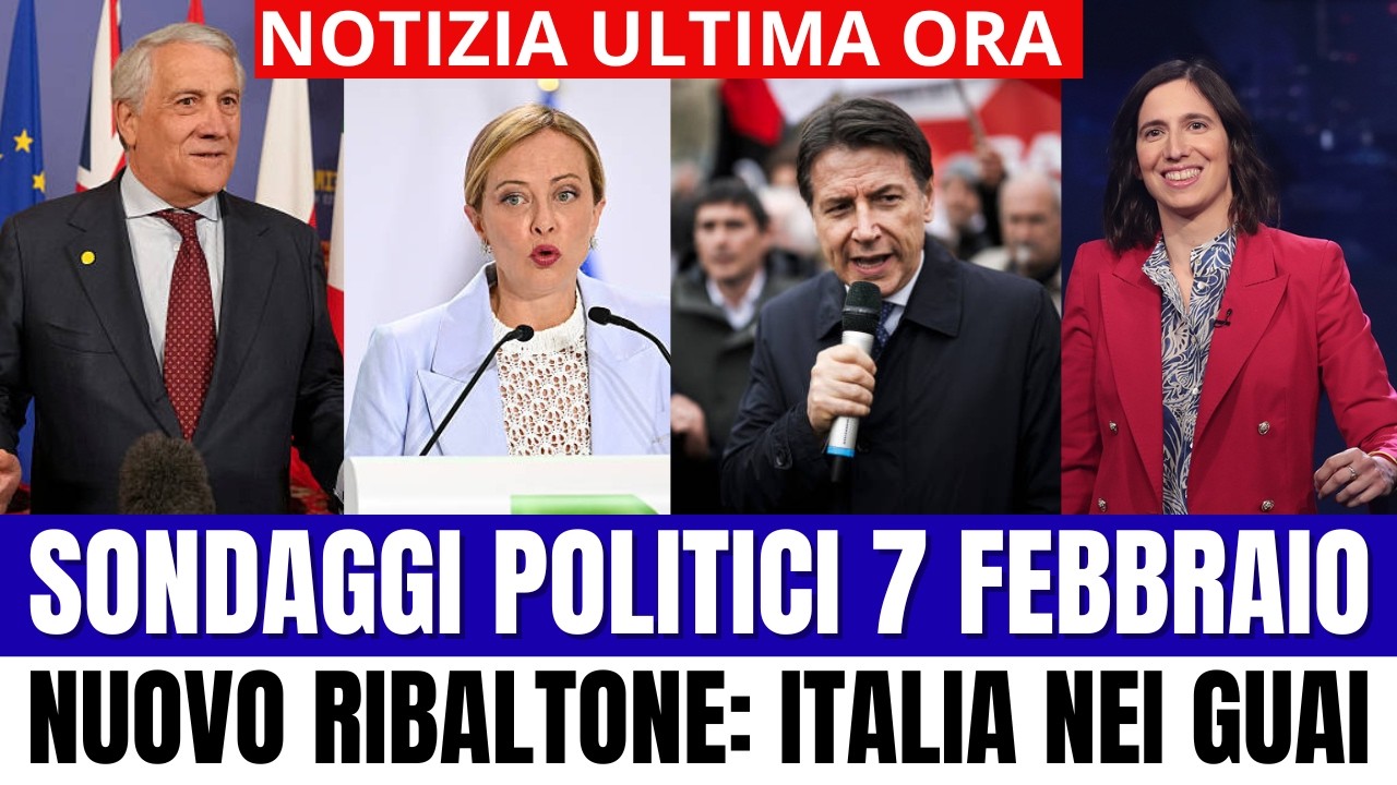 ULTIM'ORA NUOVI SONDAGGI POLITICI: CAOS CENTRO-DESTRA tensioni tra ALLEATI c'è la rottura; chi vince