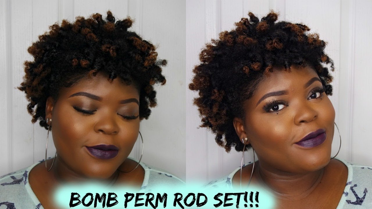 BOMB PERM ROD SET ON SHORT TYPE 4 HAIR FT LOTTABODY