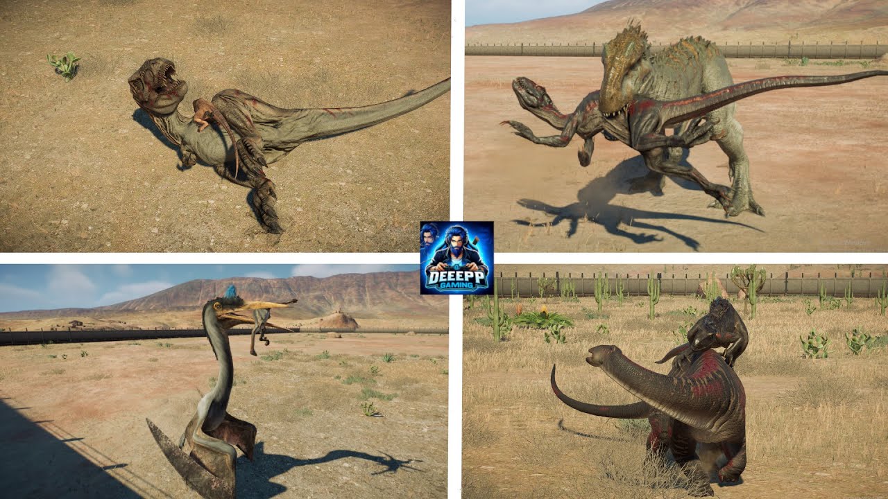 Best Dinosaur Killing Animations #jurassicworldevolution2 