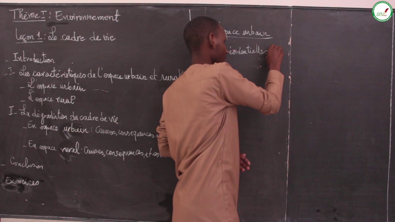 Cours - Cinquième - SVT : Environnement / Cadre de vie / M. Diallo