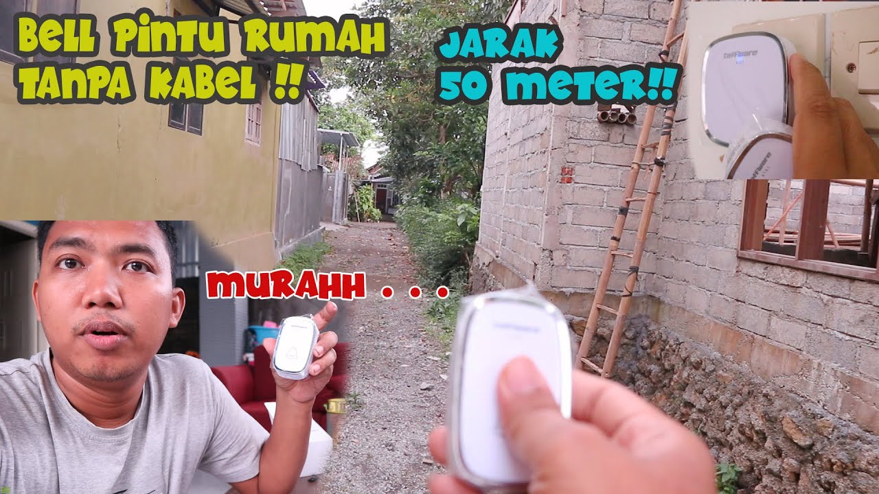Bell Buat Rumah Tanpa Kabel Murah !! door bell wireless | bajidot