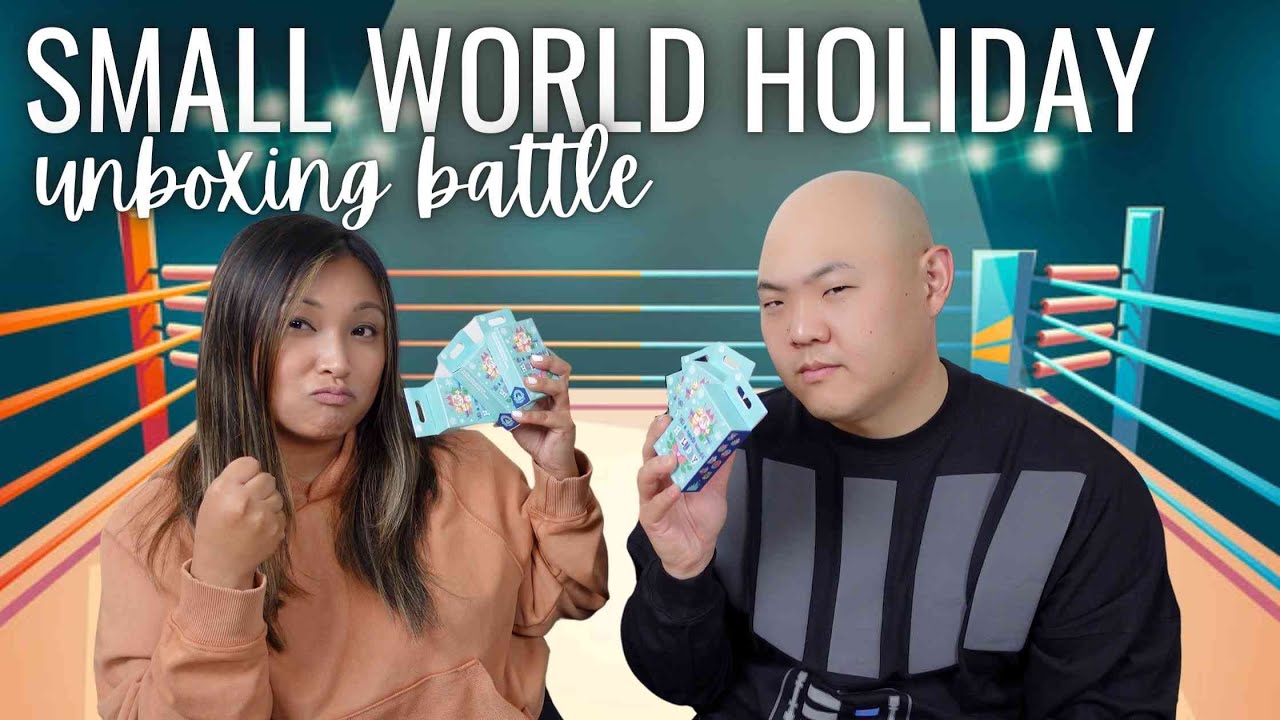 UNBOXING BATTLE ft. JACOB | #Disney Small World Holiday Blind Boxes