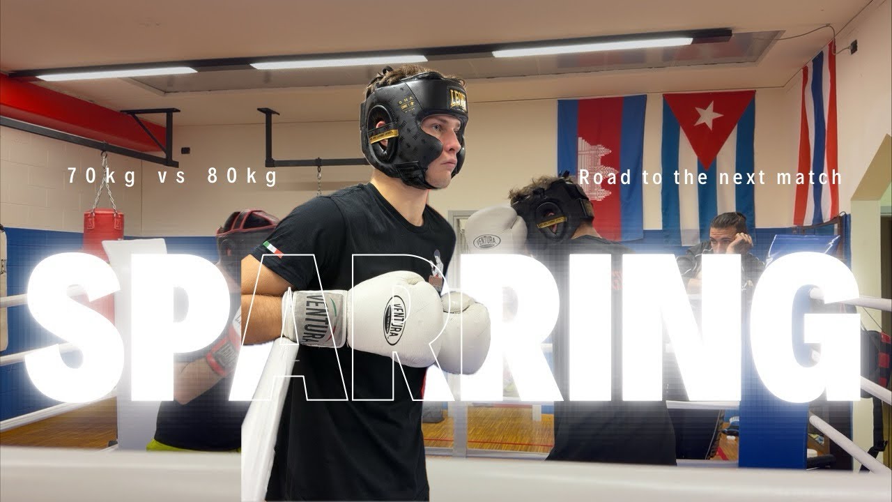 Sparring contro uno PIÙ PESANTE di 10kg🥊