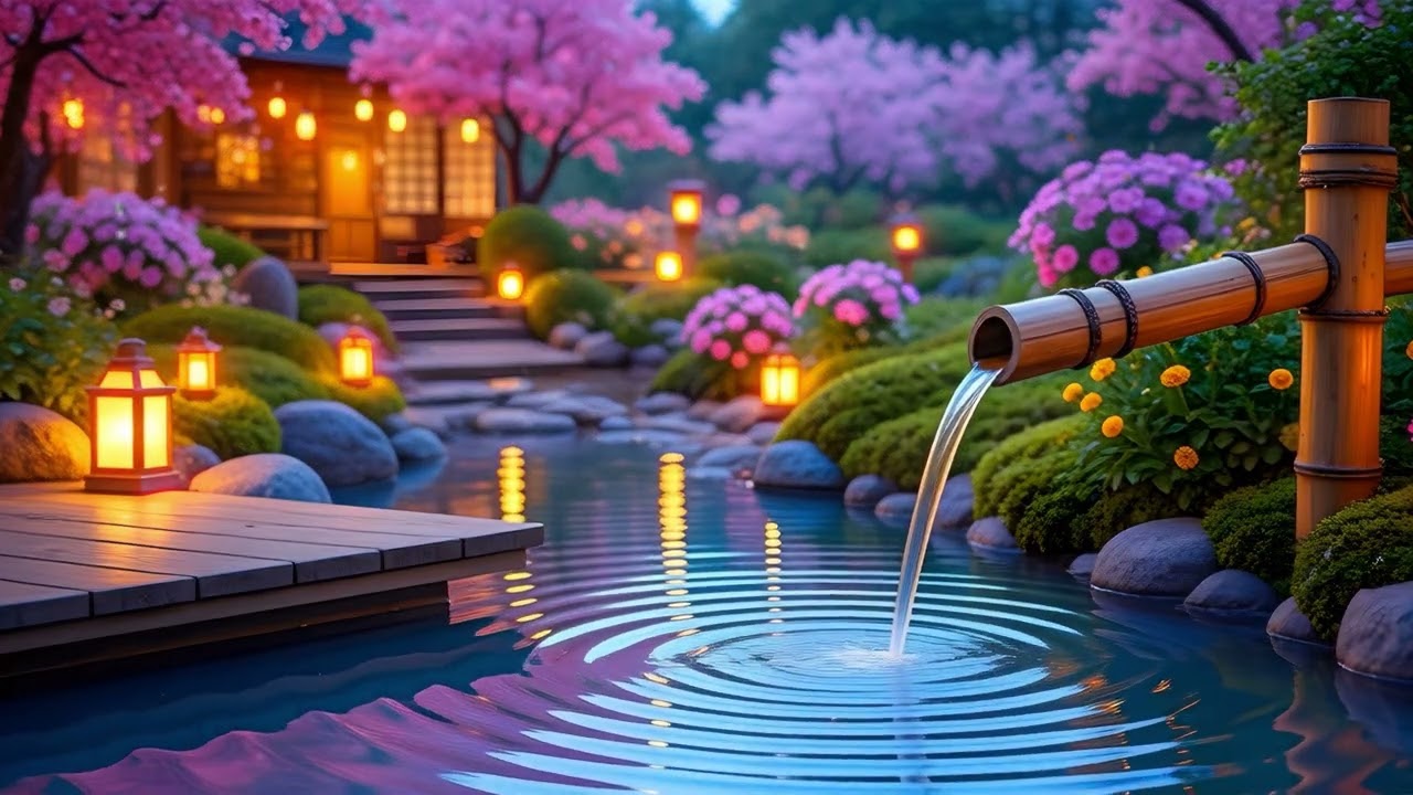 Springtime Magic in The Tranquil Garden 🌷 A Day of Blossoms, Friendship & Gentle Piano Deep Sleep