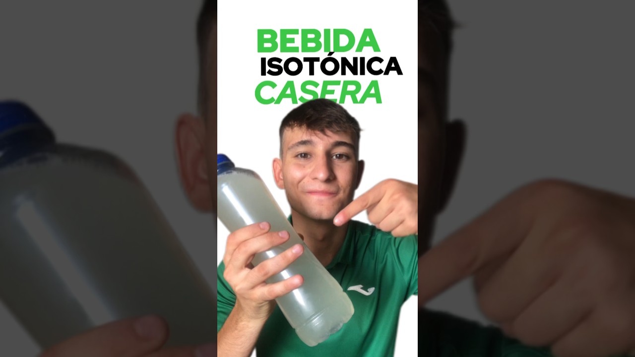 Bebida isotónica casera 🥤🏋️‍♂️ 